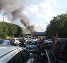 Brusselse ring volledig afgesloten in beide richtingen door zwaar ongeval in Halle 
