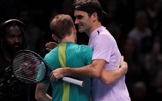 David Goffin bereikt als debutant finale van de Masters