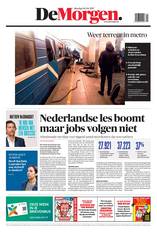 DeMorgen voorpagina