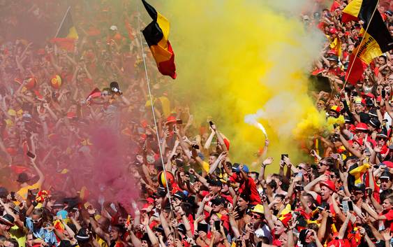 Die zondag op de Grote Markt: 