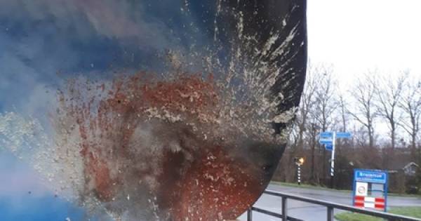 Mosselmonument van Bruinisse wordt deze week gerepareerd