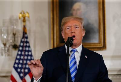 Trump zegt atoomakkoord met Iran op