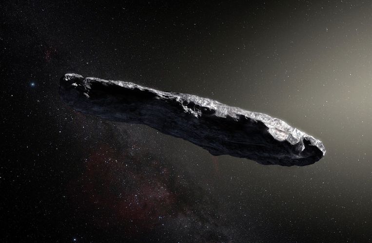 Oumuamua was  het eerste ruimteobject uit een ander sterrenstelsel dat het onze bezocht.