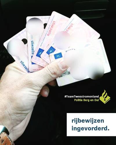 Groep motorrijders trekt het gas open bij Nijmegen, vijf rijbewijzen afgepakt