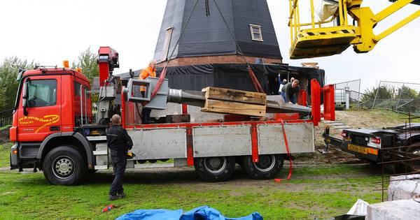 Met de wiekenas eindelijk weer stap dichter bij draaiende Vinkelse molen - BD.nl