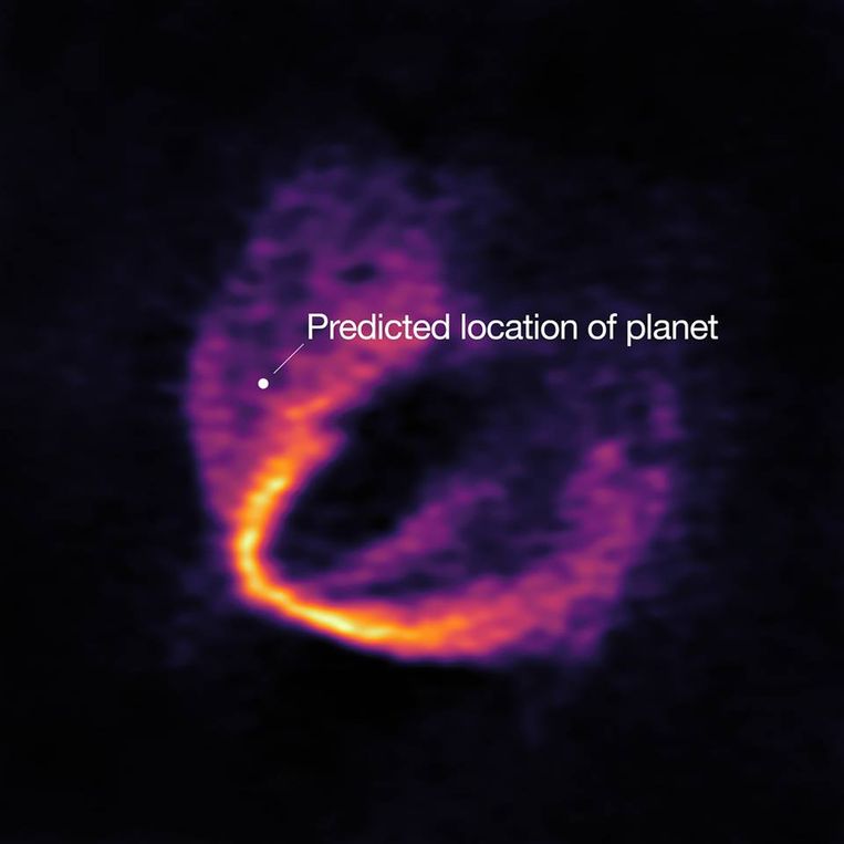 CO-moleculen zenden zeer karakteristieke straling uit die ALMA heel gedetailleerd kan waarnemen.  Met de nieuwe techniek kan men de jongste planeten in ons Melkwegstelsel ontdekken.