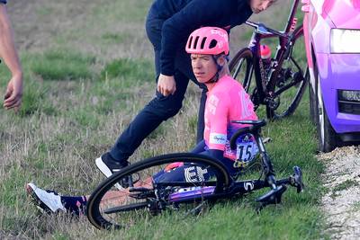 Rigoberto Urán breekt sleutelbeen in Parijs-Nice