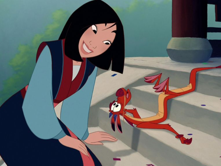 Mushu mocht niet in de nieuwe 'Mulan'-film.