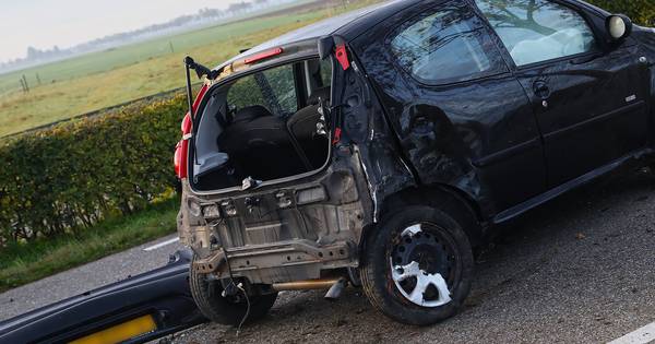 Automobiliste raakt twee bomen in Oijen, wagen flink toegetakeld - BD.nl