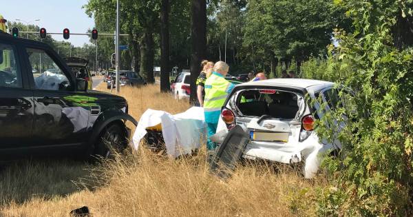 Twee gewonden bij ongeluk op N65 bij Biezenmortel