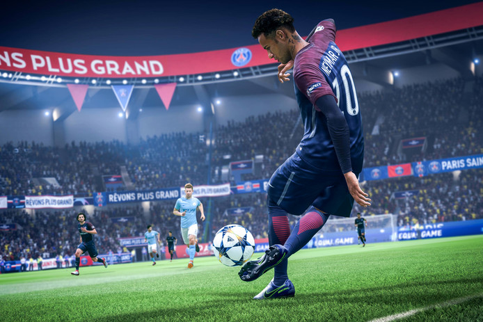 computer spel game EA Sports Fifa 2019 Neymar