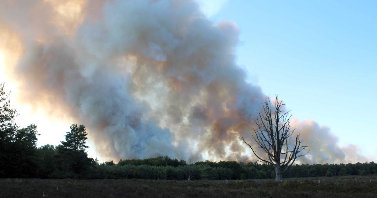 Brandweer hele avond nog bezig met blussen Oldebroekse ...