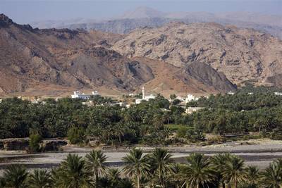 Een heuse wadi, mijlen ver van de woestijn