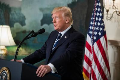 Trump wil nu niet praten over wapenwetgeving