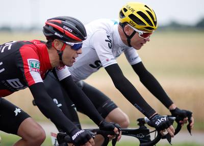 Froome: Ben alleen wat huid kwijt, maar dat hoort bij wielrennen