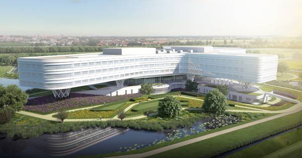 Architectonisch hoogstandje: ziekenhuis in Knokke zweeft 'als een wolk' - PZC