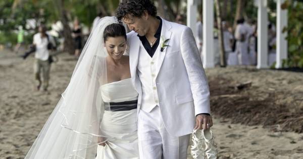 Et Voici Les Premieres Photos Du Mariage De Shania Twain People 7sur7 Be