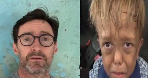 Twee ton en steun van Hugh Jackman voor gepest jongetje: ‘Je bent sterker dan je denkt’