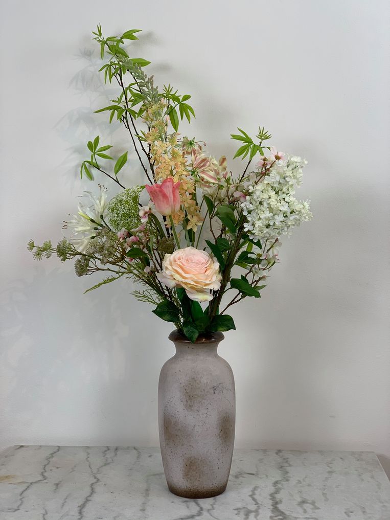 Groen spul voor nepbloemen