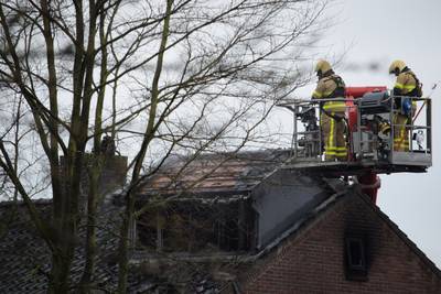 Veel schade na zolderbrand in Terborg