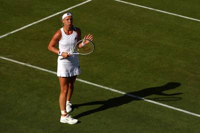 Kiki Bertens kruipt door het oog van de naald