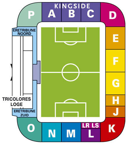 Spakenburg 'krijgt' hele korte zijde in stadion Willem II ...