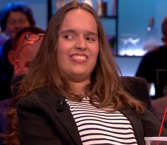 Noortje van Lith in de uitzending van Pauw.