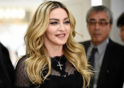 Madonna treedt op tijdens Eurovisiesongfestival