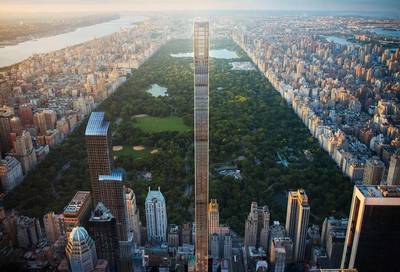 Dunste wolkenkrabber ter wereld staat in New York
