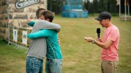 Andy Peelman bekroont mannelijke winnaar van Spartacus Run