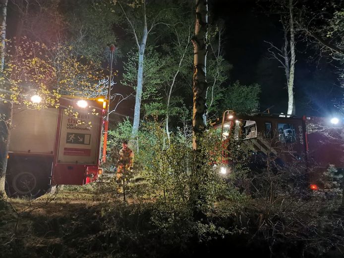 Bosbrand in Apeldoorn, Woudhuizerbos.