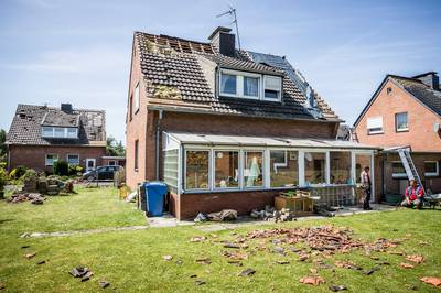 Tornado ging dwars door achtertuin van Georg: 'Ineens was er totale duisternis'
