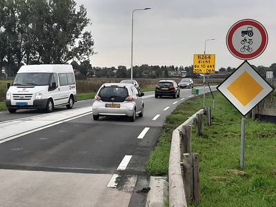 Randweg bij Haps gaat weer dicht voor verkeer