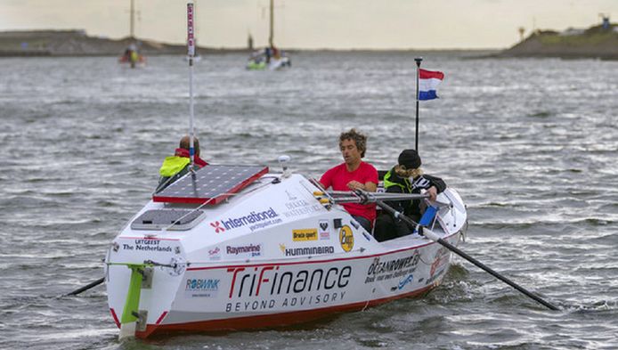 Recordpoging In Roeiboot Gestaakt Door Slecht Weer Binnenland Bd Nl