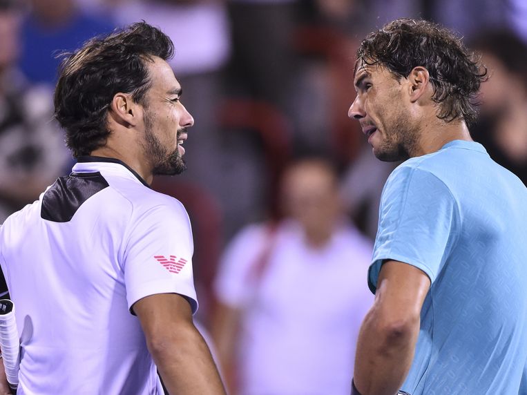 'Rally van het jaar' tussen Nadal en Fognini gaat viraal ...