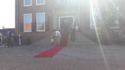 Koning en koningin aangekomen in Rivierenland