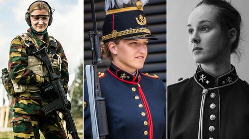 Net als prinses Elisabeth studeren Sophy (21) en Laura (20) aan de Koninklijke Militaire School