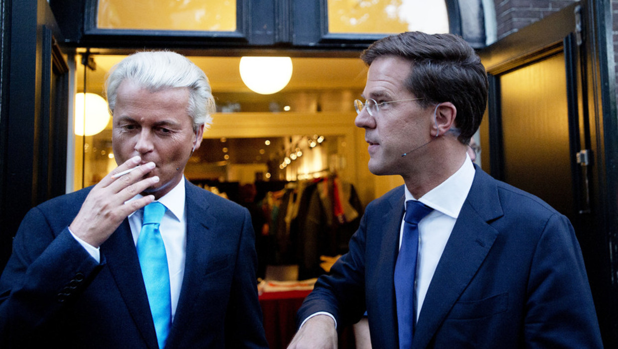 Rutte Wilders Speelt Spelletjes Met Banen Trouw