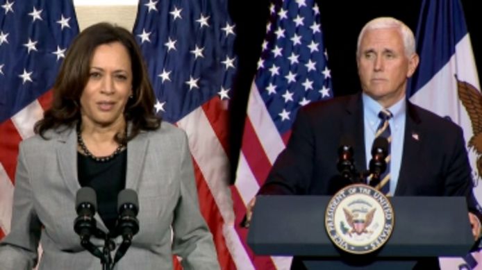 Kamala Harris et Mike Pence