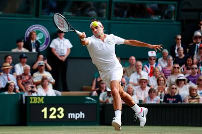 Federer in Grand Slam-zeges op gelijke hoogte met Serena