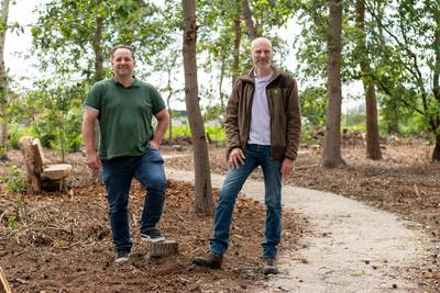 Eeuwige rust in herinneringsbos De Westrik in Biest-Houtakker