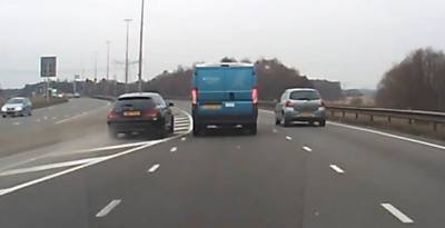 Heftige beelden van wegpiraat die auto's afsnijdt in Tilburg: 'Dit is niet normaal meer'