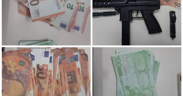 4200 euro vals geld en wapens gevonden in woning Breda.