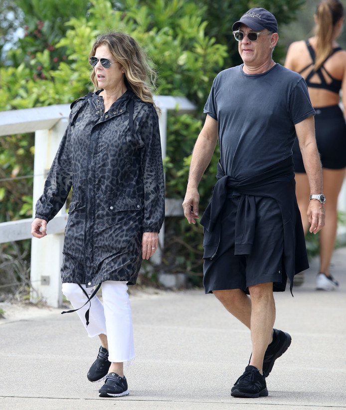 Tom Hanks et Rita Wilson en Australie, quelques jours avant de découvrir qu'ils souffraient du Covid-19.