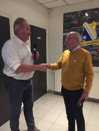 Coppoolse volgt Barth op als voorzitter van VV Oostkapelle