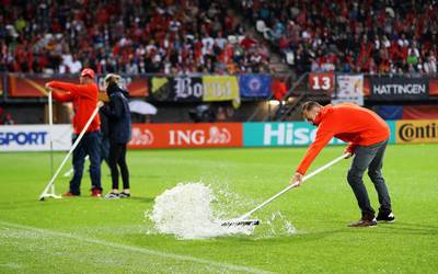 EK-kwartfinale in Rotterdam afgelast wegens noodweer