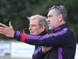 Dirk Maes (op de achtergrond) naast keeperstrainer Koen Declerck: "Ik verlies een echte vriend."