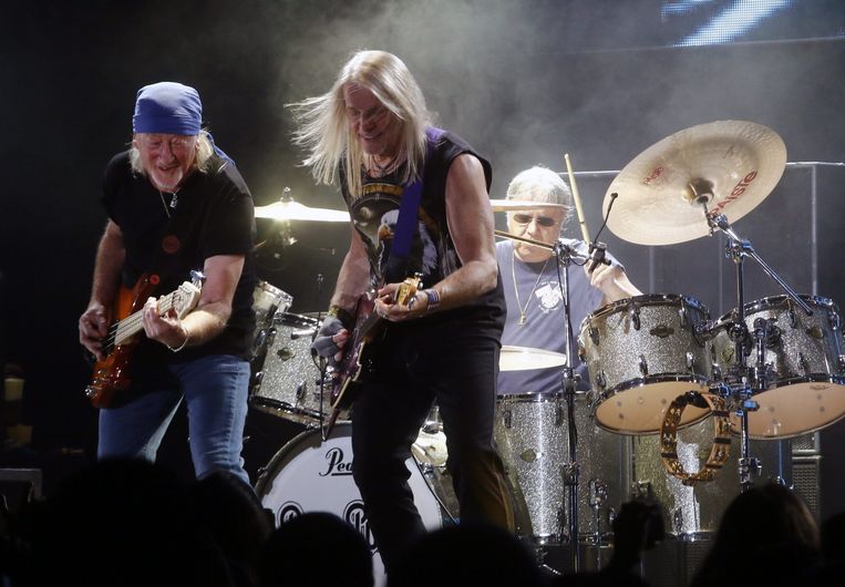 Deep Purple aan het werk in 2015. Birch was verantwoordelijk voor ‘Deep Purple In Rock’