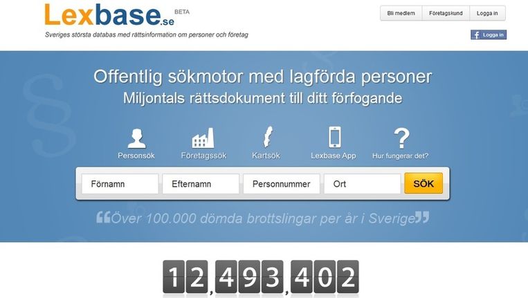 Verantwoord Zweden Kunnen Online Strafblad Buren Opvragen