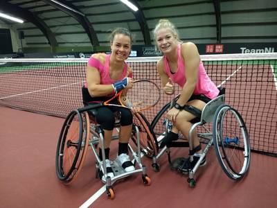 Buis en De Groot wereldkampioen dubbelspel rolstoeltennis